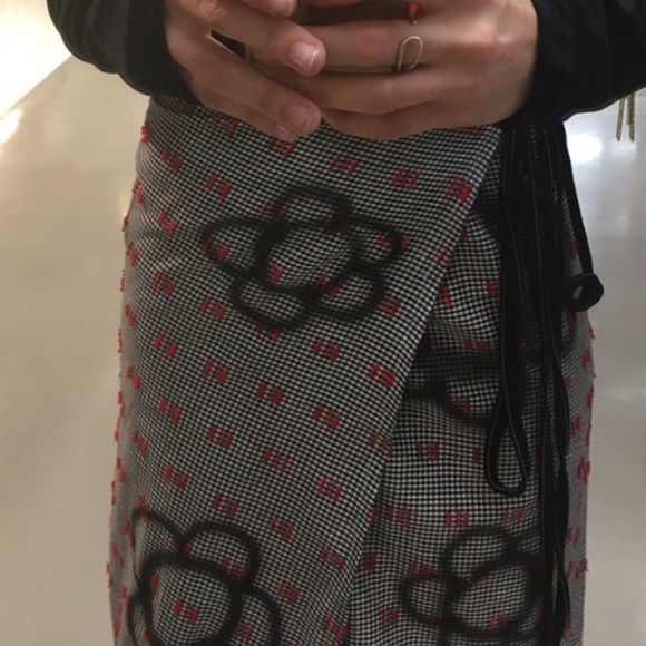 Alexa Stark cotton graffiti floral wrap skirt - Picture 6 of 6
